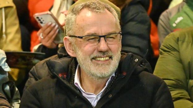 Uachtarán Chumann Lúthchleas Gael Larry McCarthy in attendance during the Allianz Football League Division 1 match between Kerry and Mayo at Austin Stack Park in Tralee, Kerry. Photo by Brendan Moran/Sportsfile.