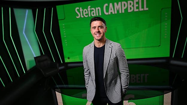 Former Armagh footballer and GAA+ pundit Stefan Campbell at the 2026 GAA+ Season Pass and match broadcast schedule launch at the new GAA+ studio facility in Croke Park. Fans can avail of 40 exclusive live matches in Ireland for €95 via GAAplus.ie Photo by David Fitzgerald/Sportsfile.