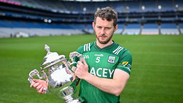Fermanagh's Declan McCusker pictured at the launch of the Tailteann Cup. Photo by Piaras Ó Mídheach/Sportsfile