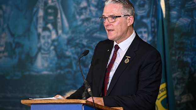 Uachtarán Chumann Lúthchleas Gael Jarlath Burns pictured at GAA Congress. Photo by Ramsey Cardy/Sportsfile