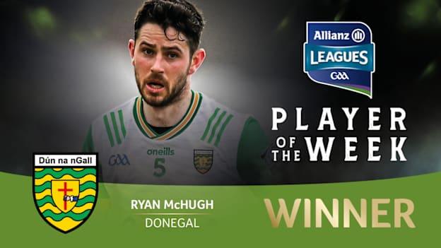 GAA.ie Footballer of the Week Ryan McHugh.