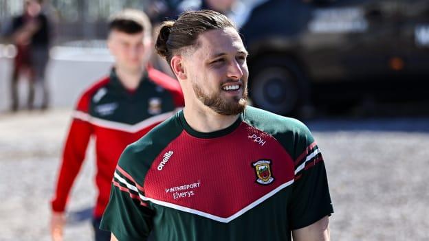 Padraig O'Hora of Mayo before the Connacht GAA Football Senior Championship semi-final match between Roscommon and Mayo at Dr Hyde Park in Roscommon. Photo by Piaras Ó Mídheach/Sportsfile.