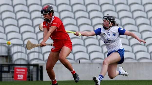 Ciara O'Sullivan in action for Cork against Waterford.