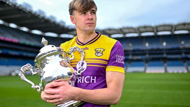 Liam Coleman of Wexford in attendance at the launch of the Tailteann Cup 2024 at Croke Park in Dublin. Photo by Piaras Ó Mídheach/Sportsfile.