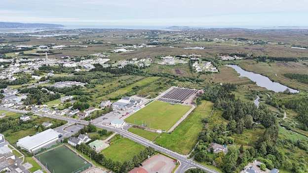 Dungloe GAA club's development of a second pitch is close to completion. 