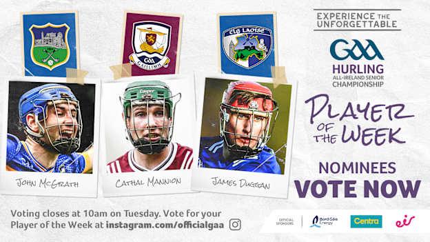 GAA.ie Hurler of the Week nominees