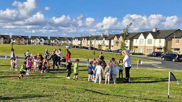 New players were invited to participate in St Saviours GAA on the Greens initiative.