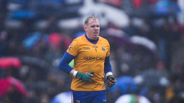 Longford goalkeeper, Paddy Collum.
