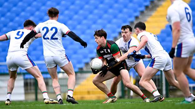 Ben O'Carroll of St Brigid's on the attack during the AIB Connacht GAA Football Senior Club Championship semi-final match between St Brigid's and Ballina Stephenites at King & Moffatt Dr Hyde Park in Roscommon. Photo by Piaras Ó Mídheach/Sportsfile.