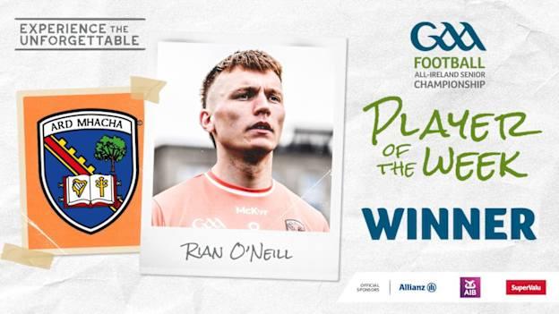 GAA.ie Footballer of the Week Rian O'Neill.