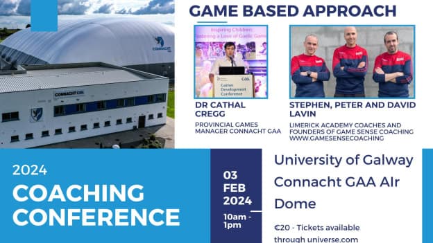 A Connacht GAA Coaching Conference is taking place on Saturday.