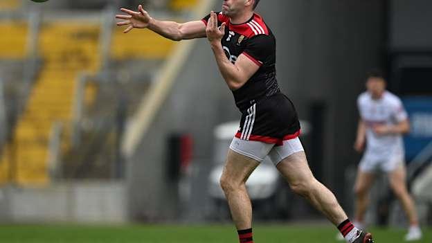 Kevin McKernan in Allianz Football League action for Down in 2022. Photo by Brendan Moran/Sportsfile