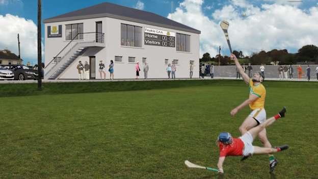 An artist's impression of Feakle GAA club's planned new clubhouse. 