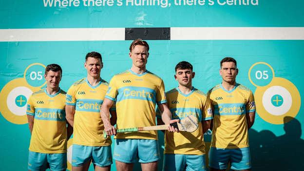 TJ Reid, Patrick Horgan, Will O’Donoghue, Mark Rodgers, and Paddy Smyth at Croke Park as Centra announced an extension of their sponsorship of the All-Ireland GAA Hurling Senior Championship for another five years. As the longest serving sponsor of the competition, 2025 marks Centra’s 16th year sponsoring the All-Ireland GAA Hurling Senior Championship. Photo credit ©INPHO/Dan Sheridan
