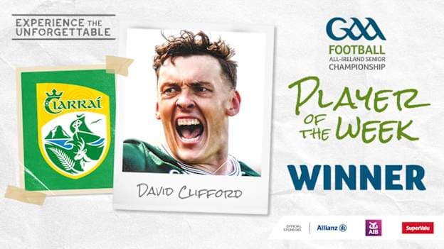 GAA.ie Footballer of the Week David Clifford.