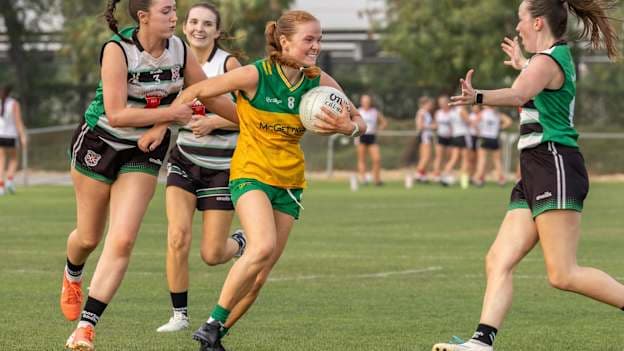 Action from a Middle East LGFA club match this year. 