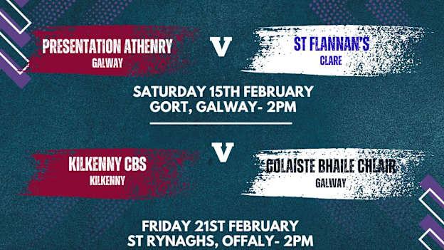 The Masita Croke Cup Quarter-Finals fixtures.