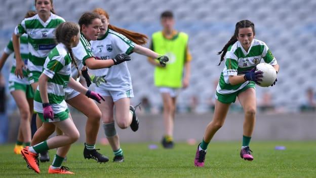 Round Towers Clondalkin, Dublin, at GAAGaeilge Go Games at Croke Park in Dublin. Photo by Piaras Ó Mídheach/Sportsfile.
