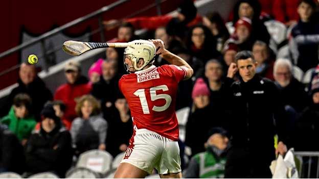 Patrick Horgan of Cork scores his second point, from a free, to become the all-time leading scorer in the National League by overtaking Eddie Keher of Kilkenny, during the Allianz Hurling League Division 1A match between Cork and Galway at SuperValu Páirc Uí Chaoimh in Cork. Photo by Piaras Ó Mídheach/Sportsfile