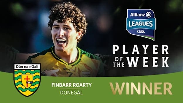 GAA.ie Footballer of the Week Finbarr Roarty.
