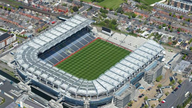 An aerial view of Croke Park. 