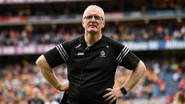 Clare manager Brian Lohan after the GAA Hurling All-Ireland Senior Championship Final between Clare and Cork at Croke Park in Dublin. Photo by Brendan Moran/Sportsfile.