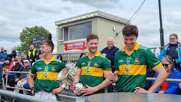 Éamon Óg Ó Donnchadha ríméadach tar éis bhua mór Chlann na nGael ag Comórtas Peile na Gaeltachta