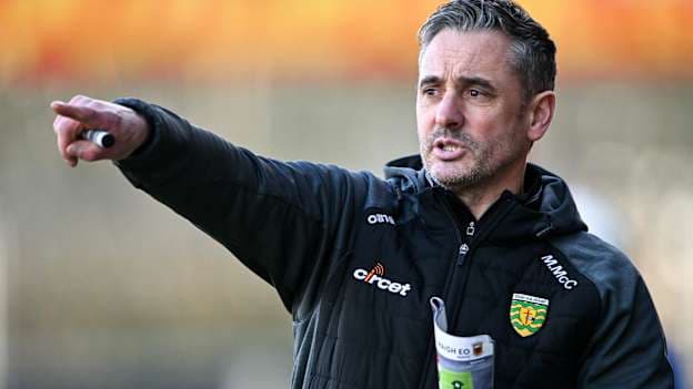 Donegal hurling manager, Mickey McCann. 