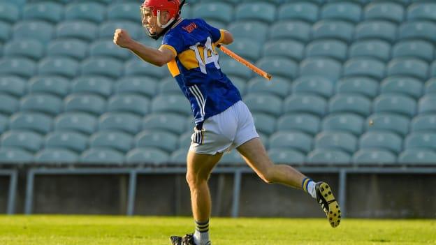 Tipperary's Stefan Tobin celebrates after scoring a goal in the Electric Ireland Munster MHC Final. Photo by Matt Browne/Sportsfile