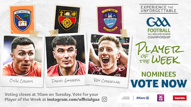 GAA.ie Footballer of the Week nominees.