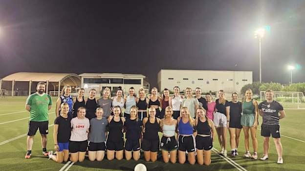 Donegal Dubai's first ladies football session took place on Thursday.