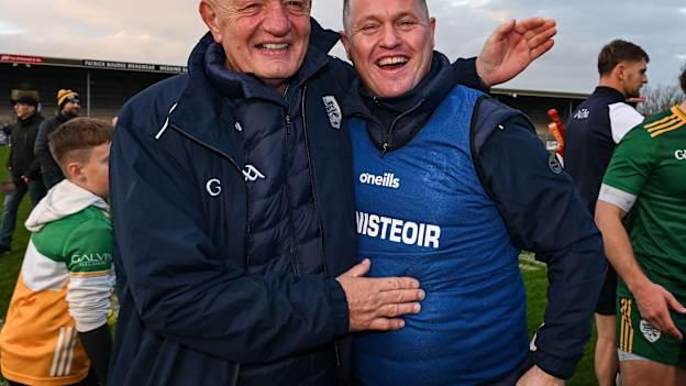 Joint Ireland managers Terence 'Sambo' McNaughton and Michael Kavanagh. Photo by Ray McManus/Sportsfile