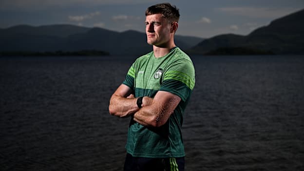 Diarmuid O'Connor during the Kerry GAA Football Pre-All-Ireland Senior Final media conference at Gleneagle Hotel in Killarney. Photo by David Fitzgerald/Sportsfile.