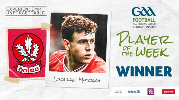 GAA.ie Footballer of the Week Lachlan Murray.