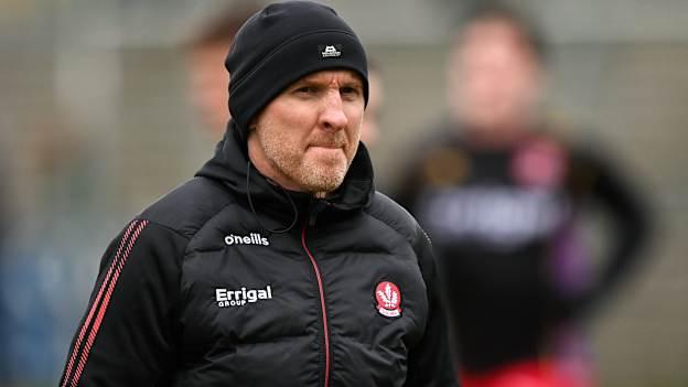 Derry manager Paddy Tally during the Allianz Football League Division 1 match between Armagh and Derry at BOX-IT Athletic Grounds in Armagh. Photo by Ramsey Cardy/Sportsfile.
