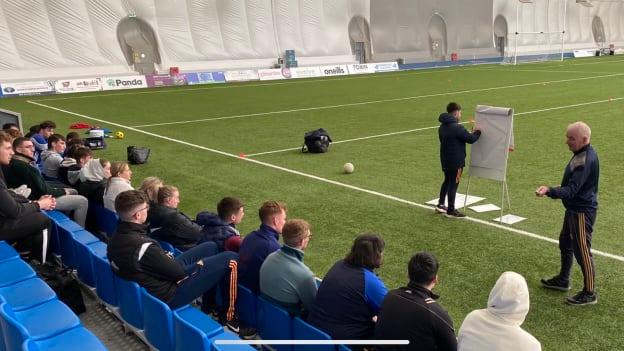Students receiving training before becoming CDOs in Connacht earlier this year.