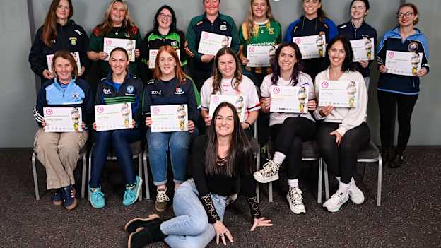 Leinster Leading Females Graduation ceremony at Croke Park in Dublin. Photo by Ramsey Cardy/Sportsfile.
