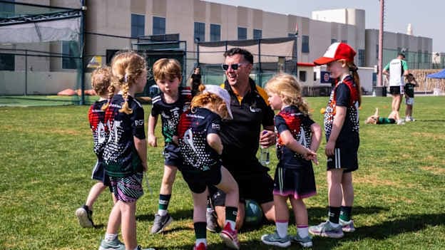 There has been a huge growth in the number of children playing Gaelic games in the Middle East.