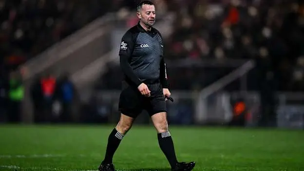 David Gough will referee the Allianz Football League Division One Final. Photo by Ben McShane/Sportsfile