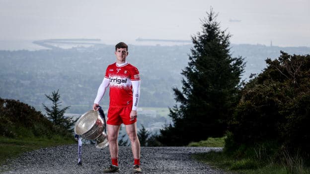 Pictured is Derry footballer Padraig McGrogan who has teamed up with Allianz Insurance to look ahead to his county’s All-Ireland Senior Football Championship Group stages campaign and what will be a busy summer of Gaelic football.
