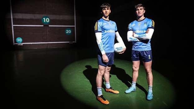 UCD team-mates Sam Callinan, left, and Daire Cregg pictured at the launch of the Electric Ireland GAA Higher Education Championships and Camogie Third Level Championships. 