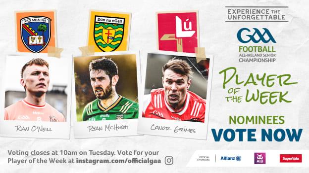 GAA.ie Footballer of the Week nominees.