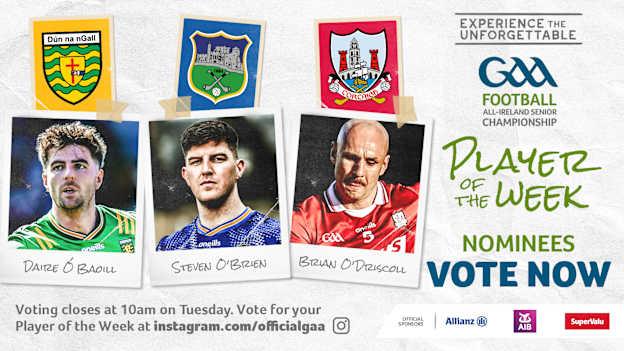 GAA.ie Footballer of the Week nominees.