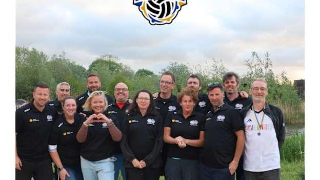 Gaelic Games Europe Youth Officers pictured at the 2025 European Féile. 