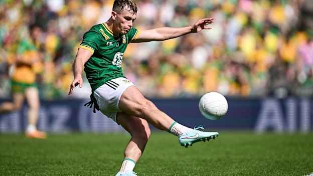Ruairí Kinsella of Meath during the GAA Football All-Ireland Senior Championship semi-final match between Meath and Donegal at Croke Park in Dublin. Photo by Seb Daly/Sportsfile.