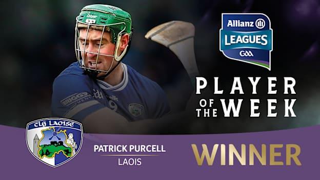 Laois midfielder, Patrick Purcell, is this week's GAA.ie Hurler of the Week. 