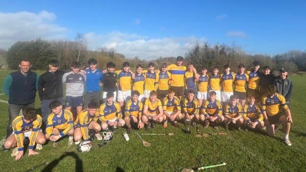 The Coláiste Éinde U-19 hurlers. 