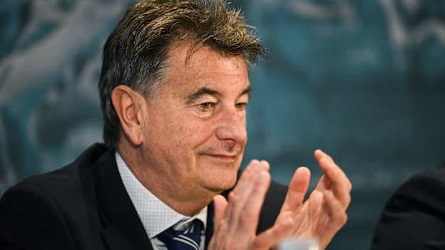 Seán Hopkins, Chairperson of the Provincial Council of Britain GAA. Photo by Ramsey Cardy/Sportsfile