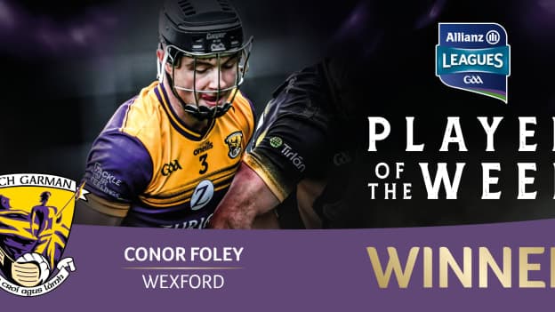 Conor Foley voted GAA.ie Hurler of the Week