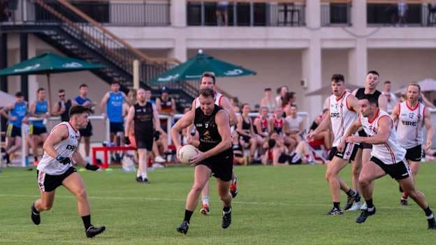 Action from a Middle East GAA club match this year. 